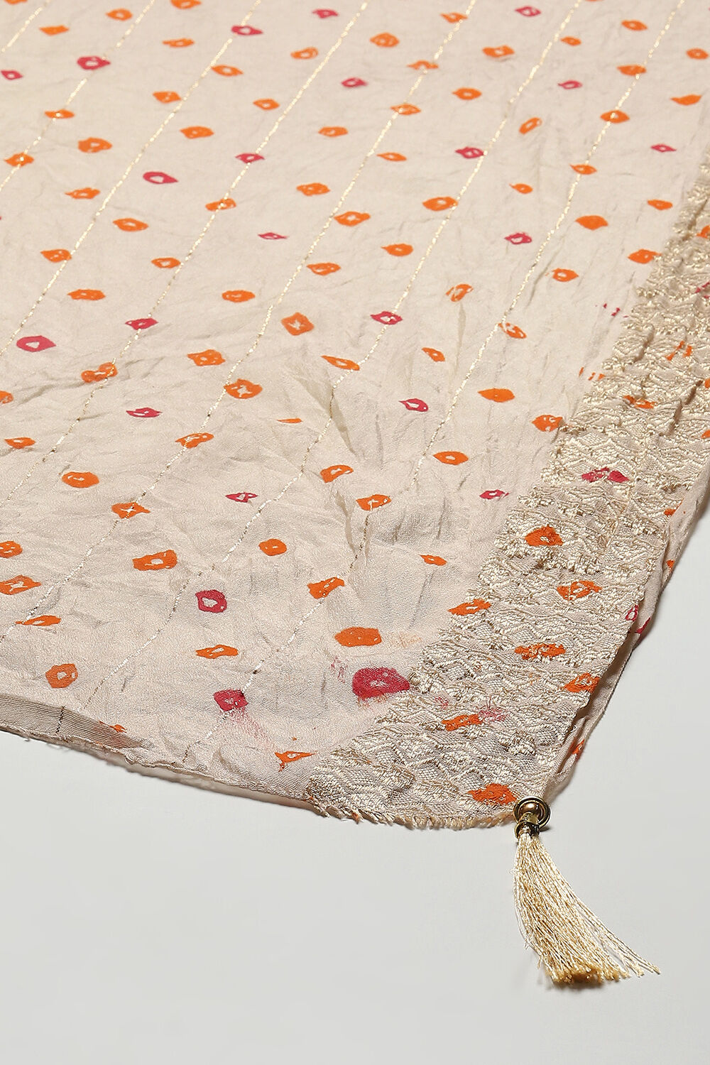 Pink Modal Unstitched Suit Set image number 4