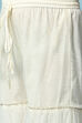 Cream Cotton Straight Kurta Sharara Suit Set image number 2