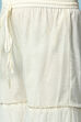 Cream Cotton Straight Kurta Sharara Suit Set image number 2