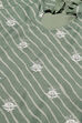 Green Cotton Digital Print Unstitched Suit Set image number 6