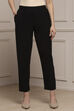 Blue Cotton Slim Pants image number 3