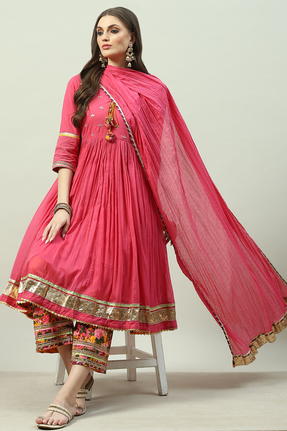 Biba deals pink anarkali