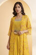 Yellow Crepe Regular Lehenga Set image number 1