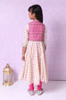 Cream Cotton Anarkali Kurta Churidar Suit Set image number 8