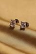 White Brass Cz Studs image number 0