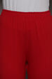Maroon Cotton Lycra Knitted Churidar image number 5