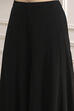 Black Polyester Fitted Embroidered Fusion Set image number 2