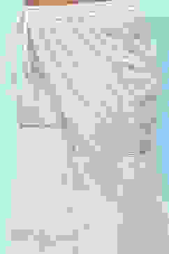 Cream Cotton Floral Embroidered Strappy Suit Set image number 2