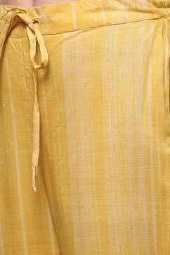 Mud Ochre LIVA Straight Printed 2 Piece Set image number 2