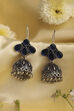 Navy Brass Jhumka image number 0