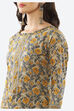 Yellow Cotton Unstitched Suit Set image number 1