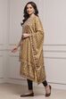 Beige Blended Printed Stole image number 2