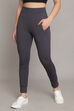 Blue Knitted Cotton Blend Joggers image number 3