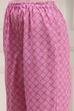 Blue Cotton Digital Print Unstitched Suit Set image number 3