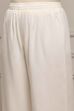 Blue Viscose Rayon Straight Palazzos image number 1