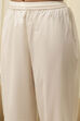 Off-White Cotton Asymmetric Co-ord Set image number 2