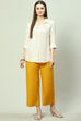 Mustard Rayon Palazzo image number 5