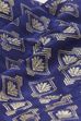 Cobalt Blue Geometric Printed Crop Top image number 2