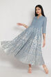 Off White Cotton Dress image number 2