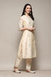 Olive Polyester Straight Printed 2 Piece Set image number 5
