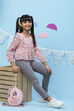 Pink And Cream Straight Cotton Printed Top image number 0
