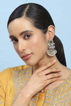 Green Brass Drop & Danglers image number 3