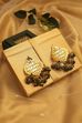 Lush Green Gold Plated Brass Drop & Dangler Earrings image number 2