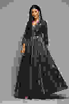 Navy LIVA Straight Printed Dress image number 2