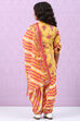 Yellow Cotton Straight Kurta Salwar Suit Set image number 4