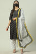 Blue Cotton Straight Kurta Flared Palazzo Suit Set image number 6