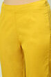 Ochre Cotton Flax Slim Pants image number 1