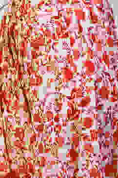 Red Cotton Straight Kurta Relaxed Salwar Suit Set image number 2