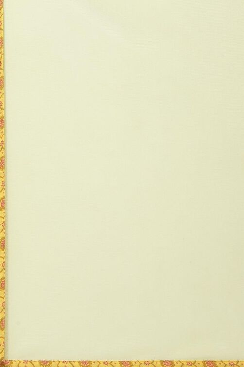Yellow Solid Kalidar Kurta Regular Pants Suit Set image number 3