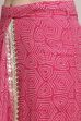 Pink Cotton Blend Printed Saree image number 2