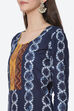 Indigo Cotton Unstitched Suit Set image number 1