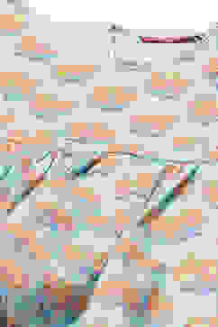 Light Blue Cotton Gathered Kurta Garara Suit Set image number 1