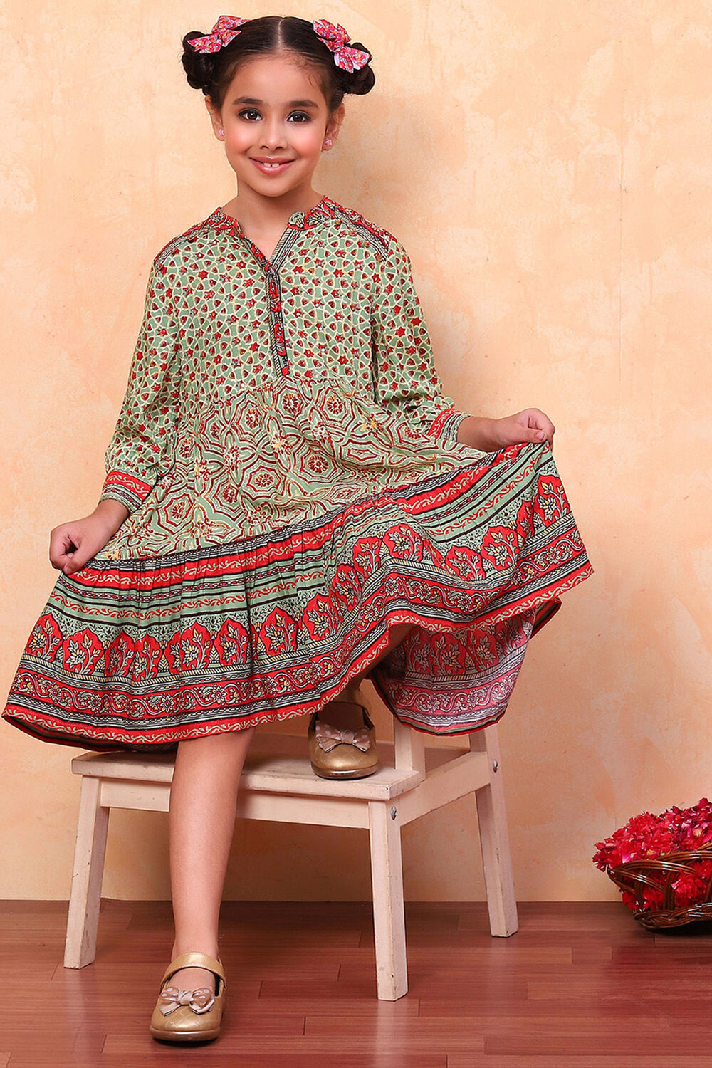 Biba girl's layered dress new arrivals