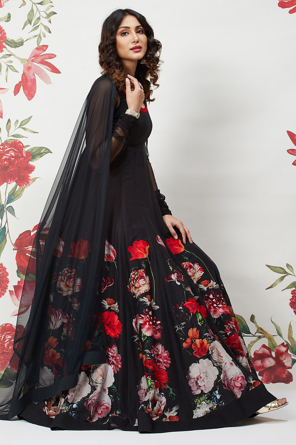 Biba black anarkali on sale