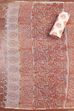 Beige Cotton Printed Embroidered Unstitched Suit Set image number 3