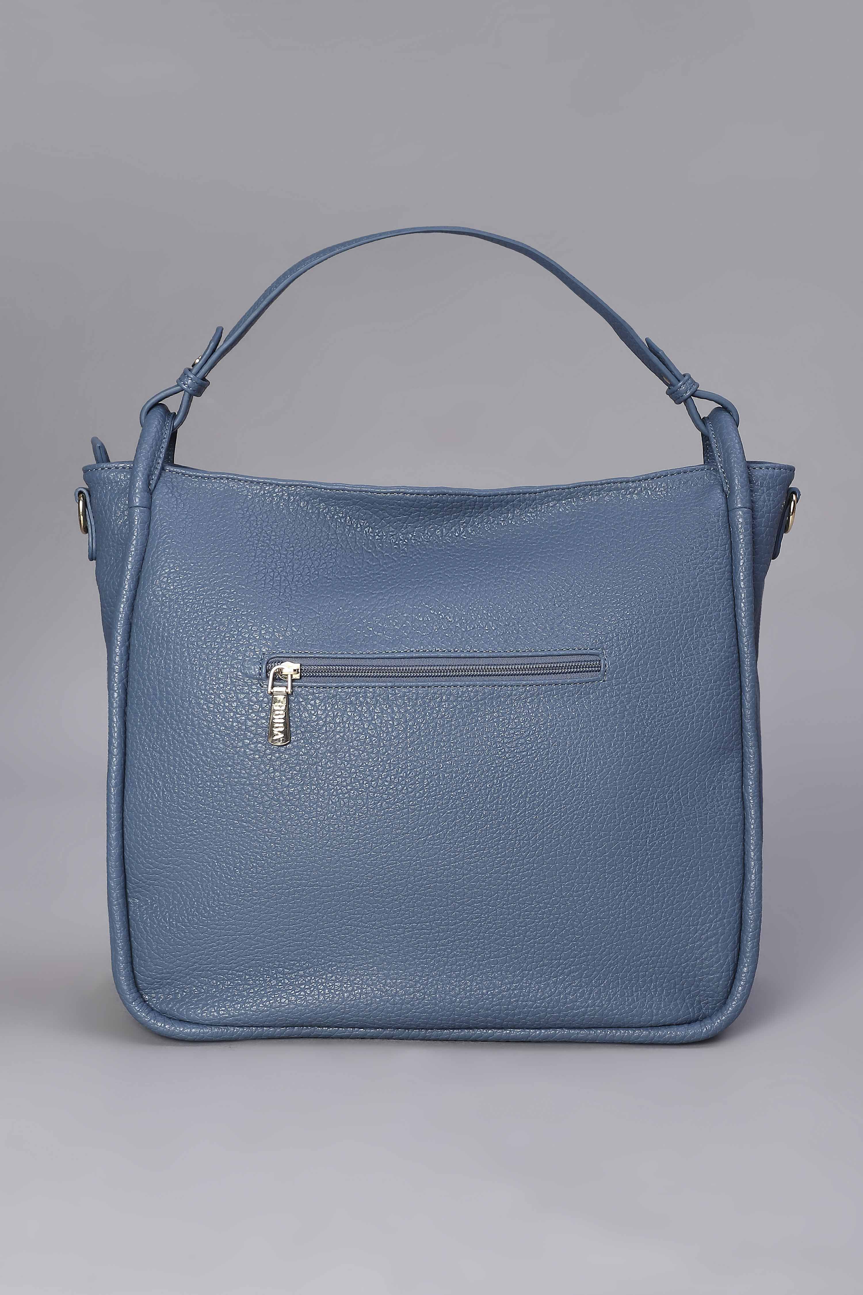 Teal PU Hobo Bag image number 2