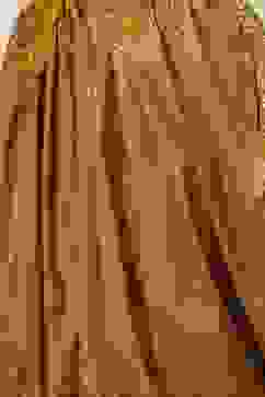 Mustard Cotton Blend Straight Printed Kurta Suit Set image number 2