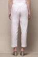 White Cotton Slim Pant image number 4