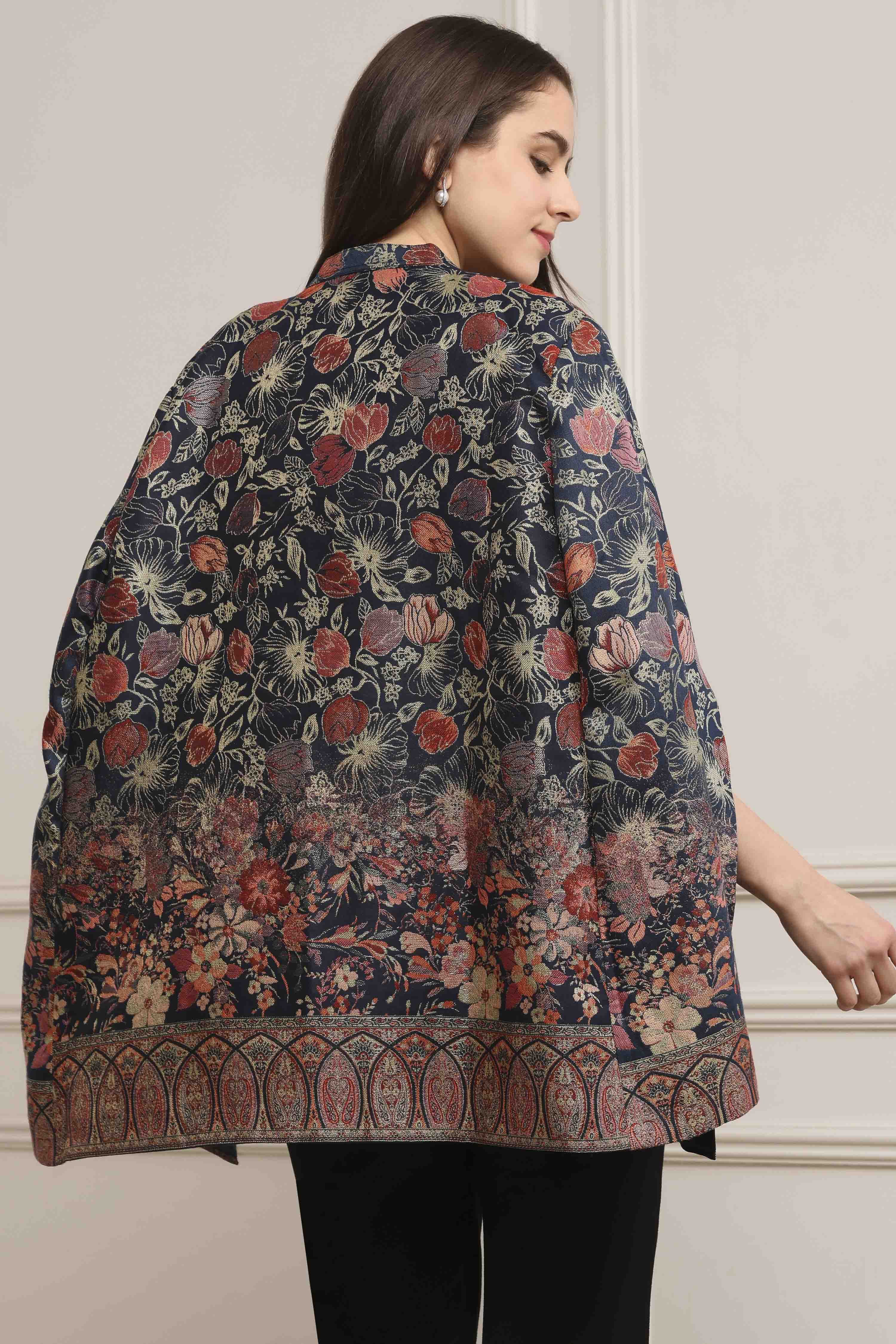 Navy Jacquard Yarndyed Fusion Set image number 4