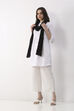 Black Cotton Solid Textured Dupatta image number 3