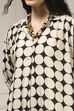 Ivory Printed A-Line Kurta image number 1