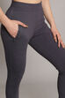 Blue Knitted Cotton Blend Joggers image number 1