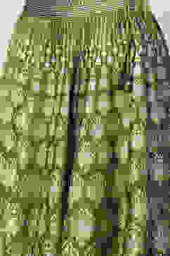 Mehndi Art Silk Lehenga Set image number 2