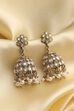 White Alloy Jhumka image number 0