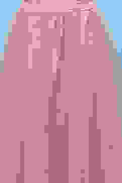 Blue Cotton Printed Blouse With Net Lehenga & Net Dupatta image number 2