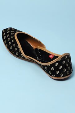 Black PU Mojaris image number 4